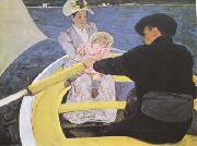 Mary Cassatt The Boating Party (mk09) oil on canvas